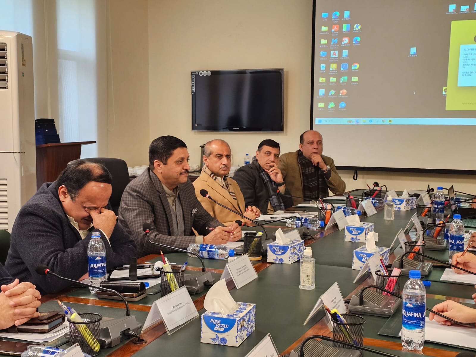 Meeting with the Education Minister of Pakistan